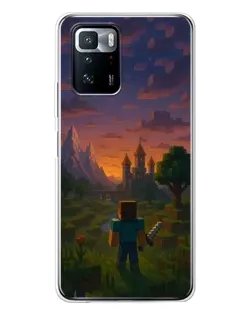 Чохол для Xiaomi POCO X3 GT з картинкою «Стів біля вежі»