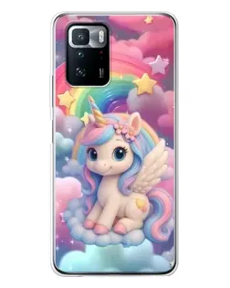 Чехол для Xiaomi POCO X3 GT с картинкой «Маленький единорог» Чехол для Xiaomi POCO X3 GT с картинкой «Маленький единорог»