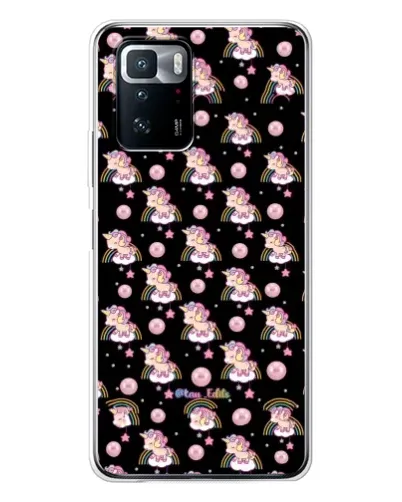 Чехол для Xiaomi POCO X3 GT с картинкой «Magic Unicorn паттерн»