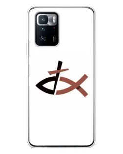 Чехол для Xiaomi POCO X3 GT с картинкой «Рыба и крест»