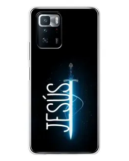 Чехол для Xiaomi POCO X3 GT с картинкой «Меч Духа Jesus»
