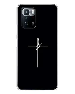 Чехол для Xiaomi POCO X3 GT с картинкой «Тонкий крест» Чехол для Xiaomi POCO X3 GT с картинкой «Тонкий крест»