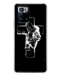 Чехол для Xiaomi POCO X3 GT с картинкой «Сияющий крест Jesus» Чехол для Xiaomi POCO X3 GT с картинкой «Сияющий крест Jesus»