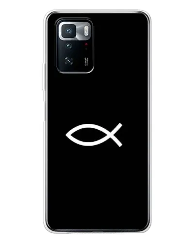 Чехол для Xiaomi POCO X3 GT с картинкой «Символ рыбы Jesus» Чехол для Xiaomi POCO X3 GT с картинкой «Символ рыбы Jesus»