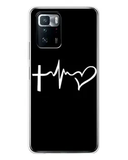 Чехол для Xiaomi POCO X3 GT с картинкой «Пульс веры» Чехол для Xiaomi POCO X3 GT с картинкой «Пульс веры»