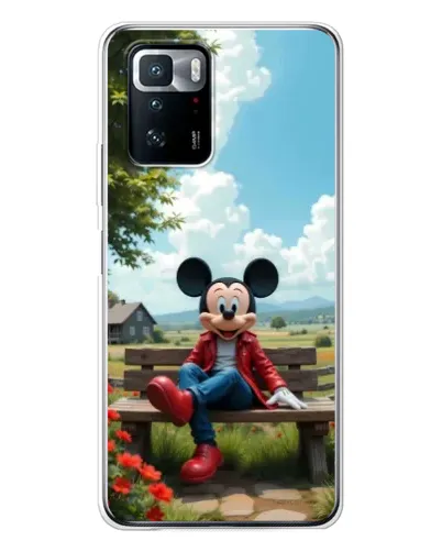 Чехол для Xiaomi POCO X3 GT с картинкой «Микки на скамейке» Чехол для Xiaomi POCO X3 GT с картинкой «Микки на скамейке»