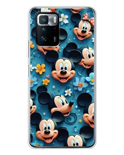 Чехол для Xiaomi POCO X3 GT с картинкой «Паттерн Микки и Минни» Чехол для Xiaomi POCO X3 GT с картинкой «Паттерн Микки и Минни»