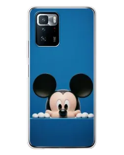Чехол для Xiaomi POCO X3 GT с картинкой «Микки выглядывает» Чехол для Xiaomi POCO X3 GT с картинкой «Микки выглядывает»