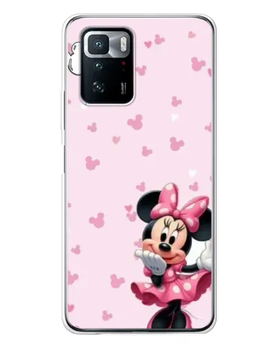 Чехол для Xiaomi POCO X3 GT с картинкой «Минни Маус и сердечки» Чехол для Xiaomi POCO X3 GT с картинкой «Минни Маус и сердечки»
