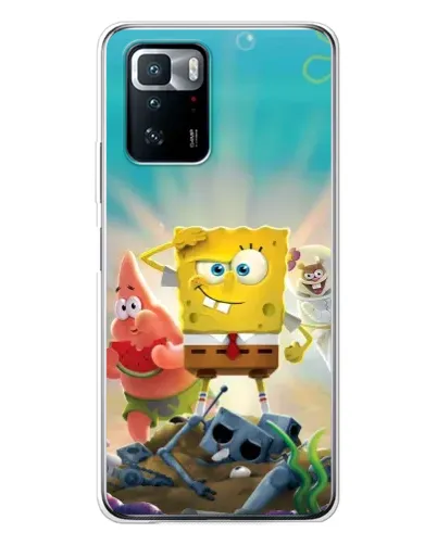 Чехол для Xiaomi POCO X3 GT с картинкой «Спанч Боб победитель» Чехол для Xiaomi POCO X3 GT с картинкой «Спанч Боб победитель»