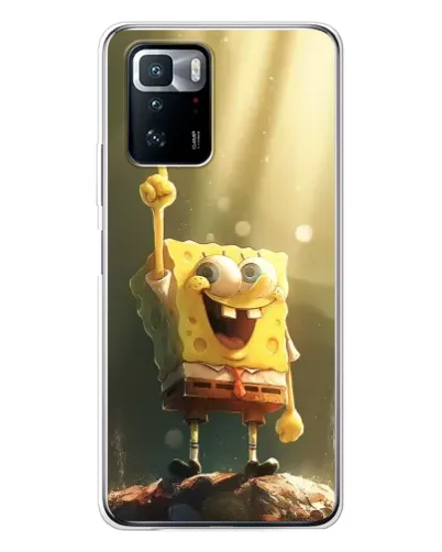 Чехол для Xiaomi POCO X3 GT с картинкой «Сияющий Спанч Боб» Чехол для Xiaomi POCO X3 GT с картинкой «Сияющий Спанч Боб»