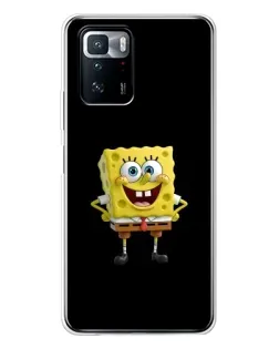 Чехол для Xiaomi POCO X3 GT с картинкой «Классический Губка Боб»