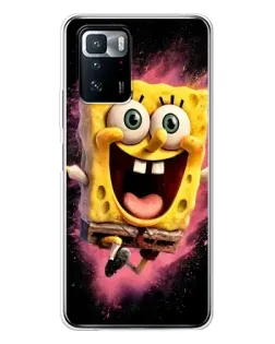 Чехол для Xiaomi POCO X3 GT с картинкой «Взрывной Спанч Боб»