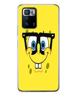 Чехол для Xiaomi POCO X3 GT с картинкой «Минималистичный Спанч Боб» Чехол для Xiaomi POCO X3 GT с картинкой «Минималистичный Спанч Боб»