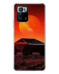 Чохол для Xiaomi POCO X3 GT з картинкою «Cybertruck на Марсі»