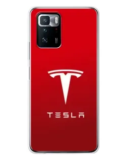 Чохол для Xiaomi POCO X3 GT з картинкою «Tesla Red Classic»
