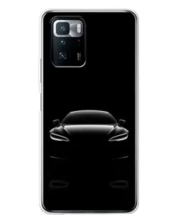 Чохол для Xiaomi POCO X3 GT з картинкою «Силует Tesla Night»