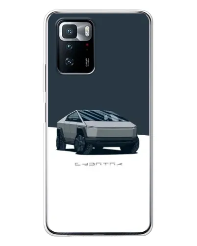 Чехол для Xiaomi POCO X3 GT с картинкой «Серебристый Cybertruck Tesla» Чехол для Xiaomi POCO X3 GT с картинкой «Серебристый Cybertruck Tesla»
