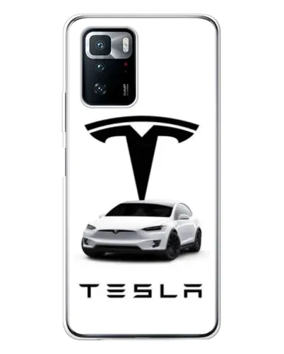 Чехол для Xiaomi POCO X3 GT с картинкой «Tesla White Style» Чехол для Xiaomi POCO X3 GT с картинкой «Tesla White Style»