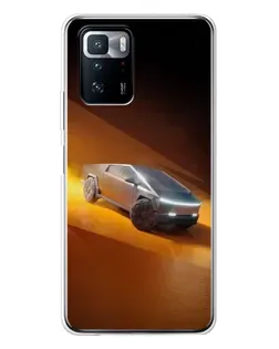 Чохол для Xiaomi POCO X3 GT з картинкою «Cybertruck у пустелі»