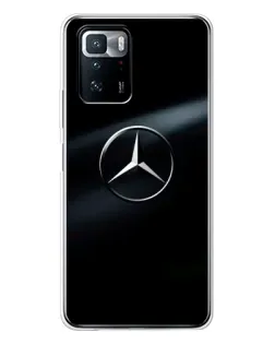 Чехол для Xiaomi POCO X3 GT с картинкой «Mercedes на металле» Чехол для Xiaomi POCO X3 GT с картинкой «Mercedes на металле»