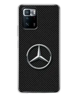 Чехол для Xiaomi POCO X3 GT с картинкой «Карбоновый Mercedes стиль» Чехол для Xiaomi POCO X3 GT с картинкой «Карбоновый Mercedes стиль»