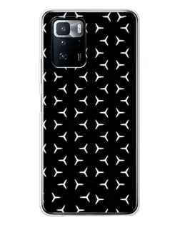 Чехол для Xiaomi POCO X3 GT с картинкой «Mercedes паттерн звезд» Чехол для Xiaomi POCO X3 GT с картинкой «Mercedes паттерн звезд»