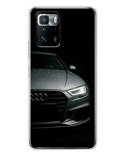 Чехол для Xiaomi POCO X3 GT с картинкой «Audi — детализация кузова»