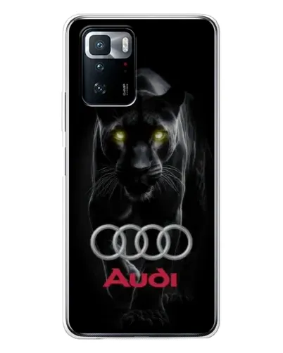 Чехол для Xiaomi POCO X3 GT с картинкой «Пантера и Audi»