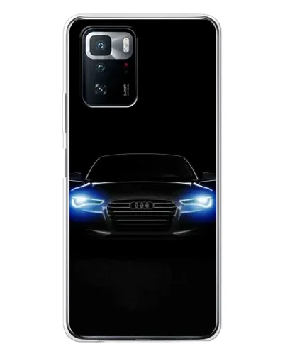 Чехол для Xiaomi POCO X3 GT с картинкой «Audi в неоне»