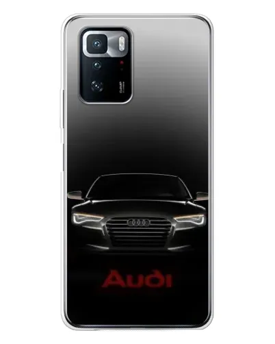Чехол для Xiaomi POCO X3 GT с картинкой «Audi — градиентный контур»