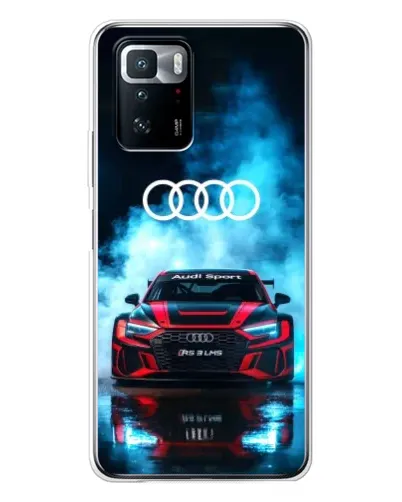 Чехол для Xiaomi POCO X3 GT с картинкой «Audi Sport — неон»