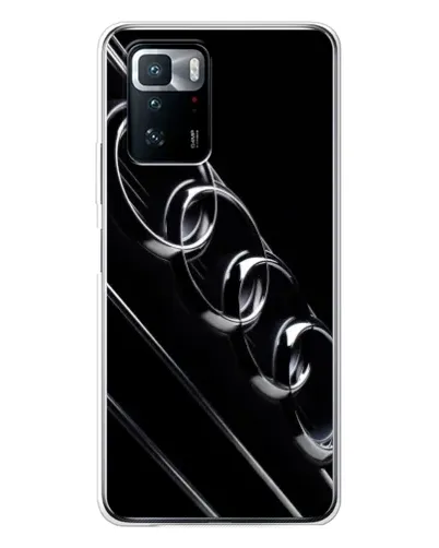 Чехол для Xiaomi POCO X3 GT с картинкой «Audi — абстрактные кольца»