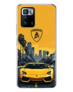 Чехол для Xiaomi POCO X3 GT с картинкой «Желтый Lamborghini город» Чехол для Xiaomi POCO X3 GT с картинкой «Желтый Lamborghini город»