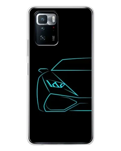 Чехол для Xiaomi POCO X3 GT с картинкой «Голубой силуэт Lamborghini» Чехол для Xiaomi POCO X3 GT с картинкой «Голубой силуэт Lamborghini»