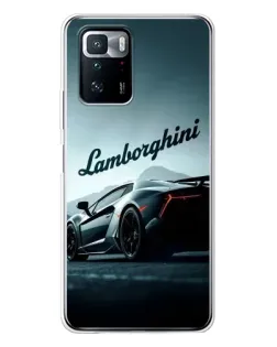 Чехол для Xiaomi POCO X3 GT с картинкой «Классическая надпись Lamborghini» Чехол для Xiaomi POCO X3 GT с картинкой «Классическая надпись Lamborghini»