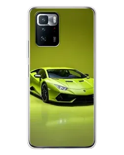 Чехол для Xiaomi POCO X3 GT с картинкой «Салатовый Lamborghini Huracan» Чехол для Xiaomi POCO X3 GT с картинкой «Салатовый Lamborghini Huracan»