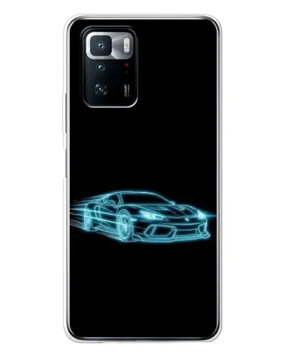 Чехол для Xiaomi POCO X3 GT с картинкой «Неоновый контур Lamborghini» Чехол для Xiaomi POCO X3 GT с картинкой «Неоновый контур Lamborghini»