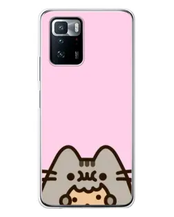 Чохол для Xiaomi POCO X3 GT з картинкою «Pusheen та печиво»
