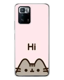 Чохол для Xiaomi POCO X3 GT з картинкою «Пушин каже Hi»