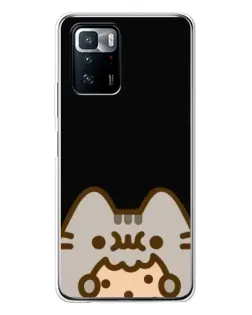 Чохол для Xiaomi POCO X3 GT з картинкою «Пушин на чорному»