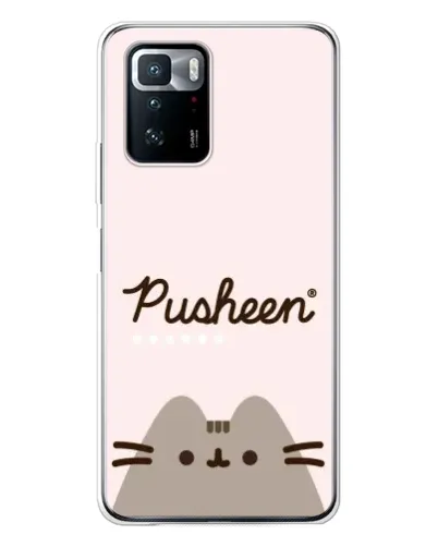 Чехол для Xiaomi POCO X3 GT с картинкой «Pusheen логотип» Чехол для Xiaomi POCO X3 GT с картинкой «Pusheen логотип»
