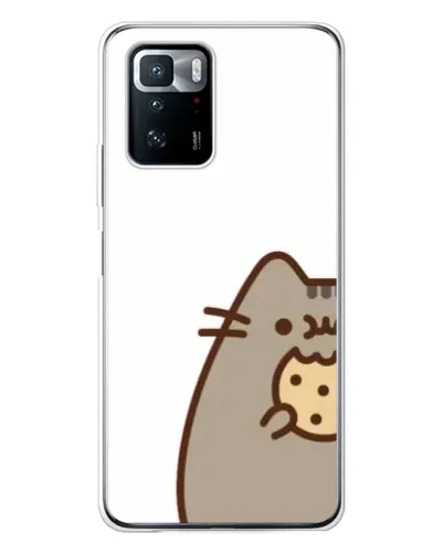 Чехол для Xiaomi POCO X3 GT с картинкой «Пушин с печеньем» Чехол для Xiaomi POCO X3 GT с картинкой «Пушин с печеньем»