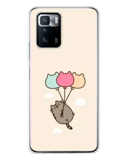 Чохол для Xiaomi POCO X3 GT з картинкою «Пушин на кульках»