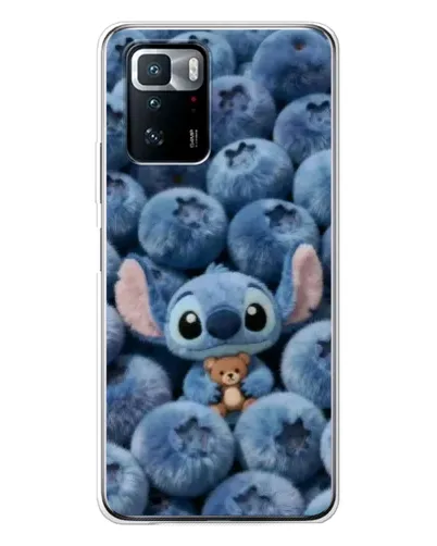 Чехол для Xiaomi POCO X3 GT с картинкой «Стич и голубика» Чехол для Xiaomi POCO X3 GT с картинкой «Стич и голубика»