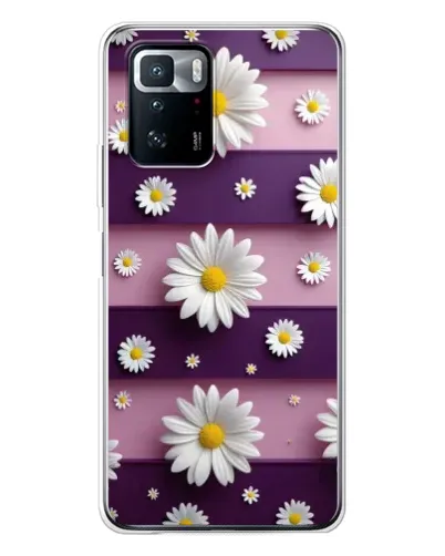 Чехол для Xiaomi POCO X3 GT с картинкой «Ромашки на фиолетовом» Чехол для Xiaomi POCO X3 GT с картинкой «Ромашки на фиолетовом»