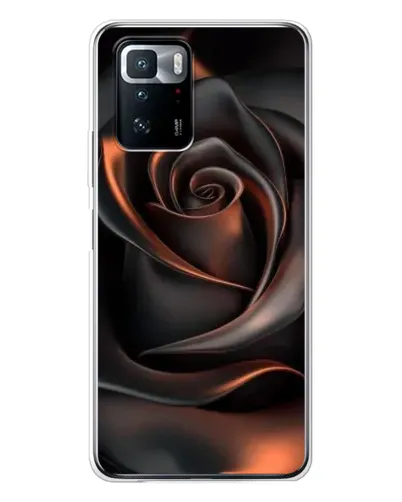 Чехол для Xiaomi POCO X3 GT с картинкой «Шелковая черная роза» Чехол для Xiaomi POCO X3 GT с картинкой «Шелковая черная роза»