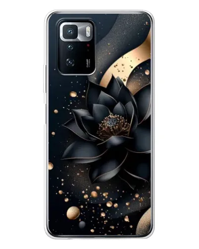 Чехол для Xiaomi POCO X3 GT с картинкой «Черный лотос» Чехол для Xiaomi POCO X3 GT с картинкой «Черный лотос»