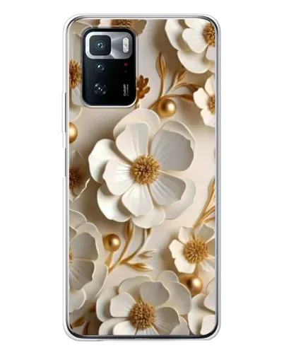 Чехол для Xiaomi POCO X3 GT с картинкой «Белие бумажние цвети» Чехол для Xiaomi POCO X3 GT с картинкой «Белие бумажние цвети»