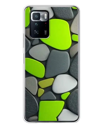 Чехол для Xiaomi POCO X3 GT с картинкой «Яркая неоновая галька»